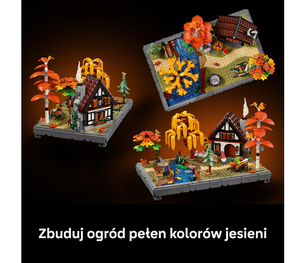 LEGO ICONS 11372 Jesienny ogród z chatką - 1473408 - zdjęcie 5